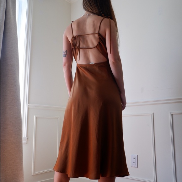 A Bronze Age Open Back “Heartbreak” Slip Dress - Picture 4 of 8